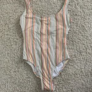 Madewell rainbow one piece